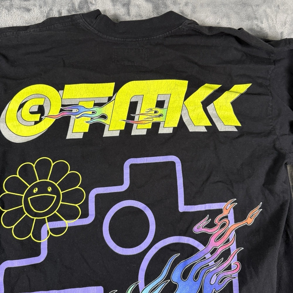 TM/KK Lewis Hamilton Takashi Murakami Black XL Formula 1 Long Sleeve T-Shirt - Picture 9 of 9